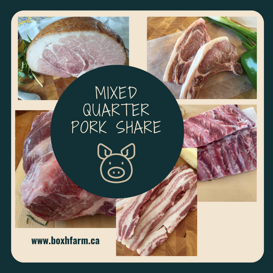 Mixed quarter pork share